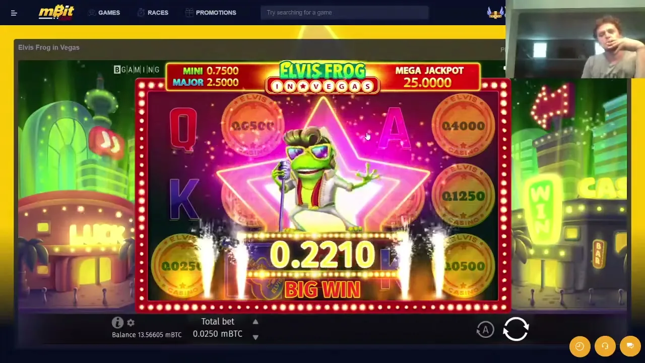 Elvis Frog in Vegas