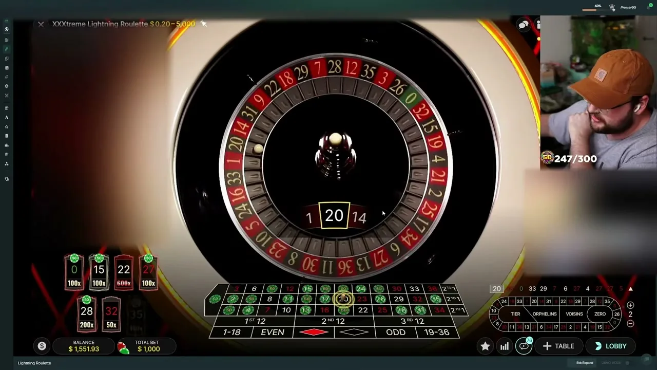 Ruleta Relámpago en Vivo