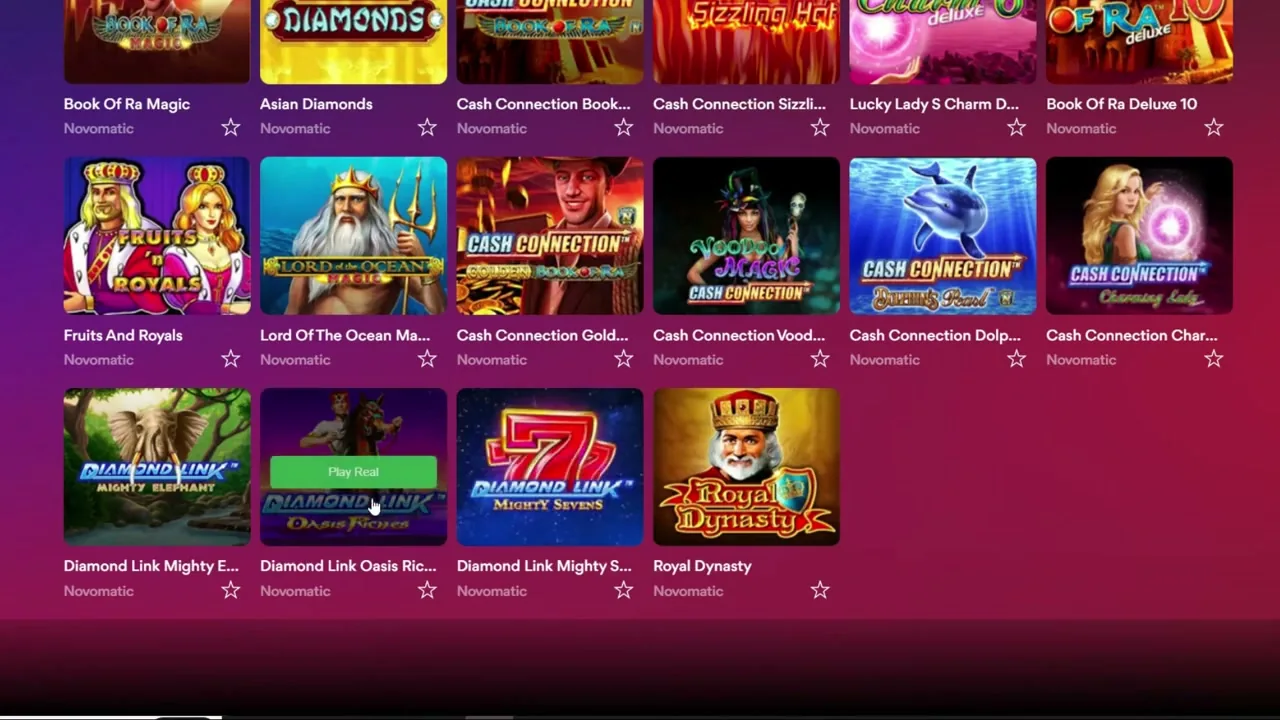 proveedores de juegos